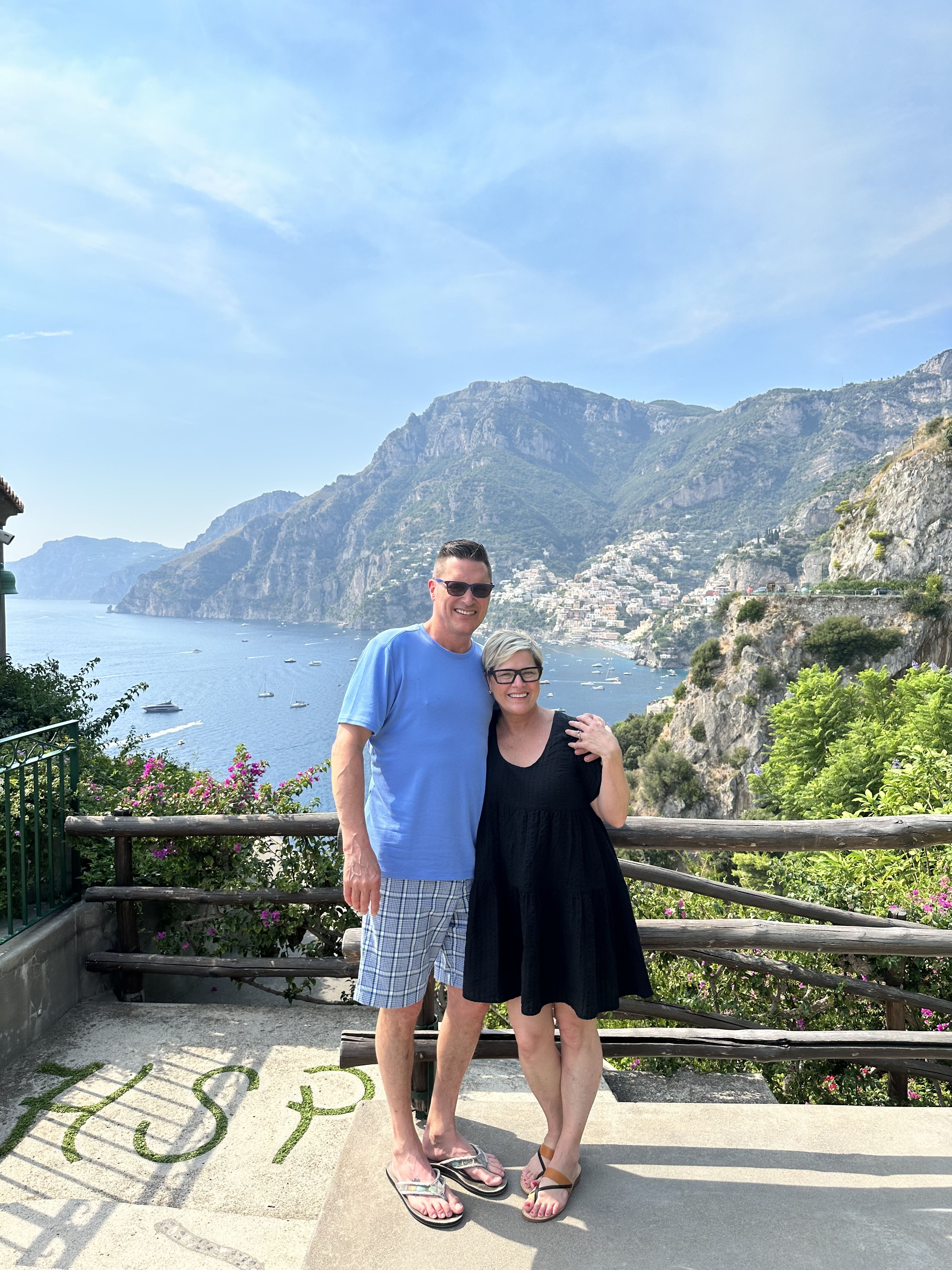 Katrina Teague with her husband, Stan